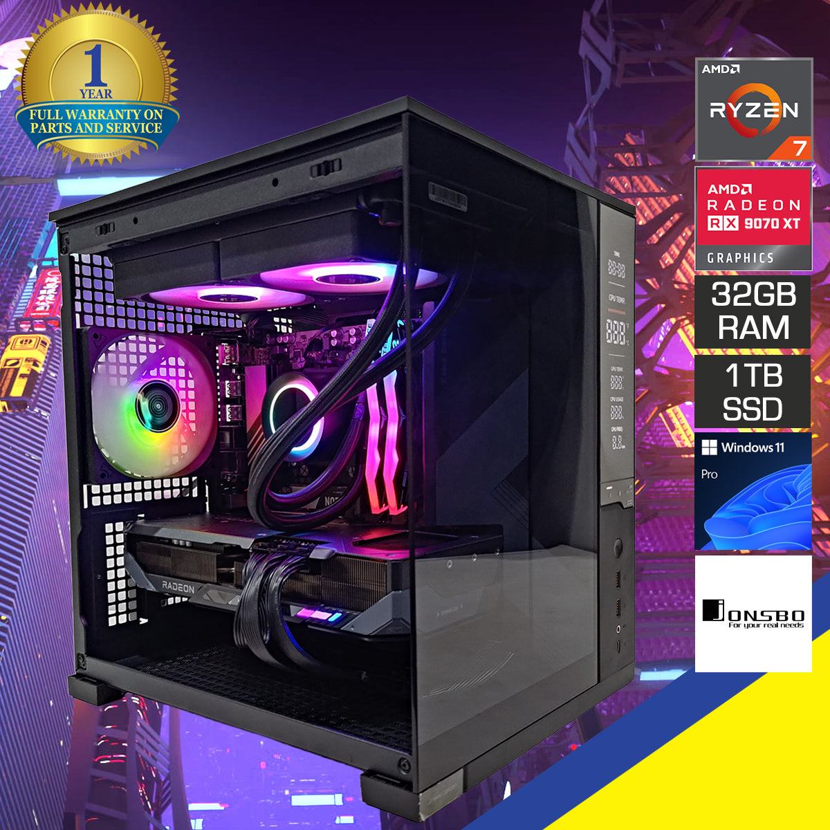 Optima D34 Black Desktop Gaming PC