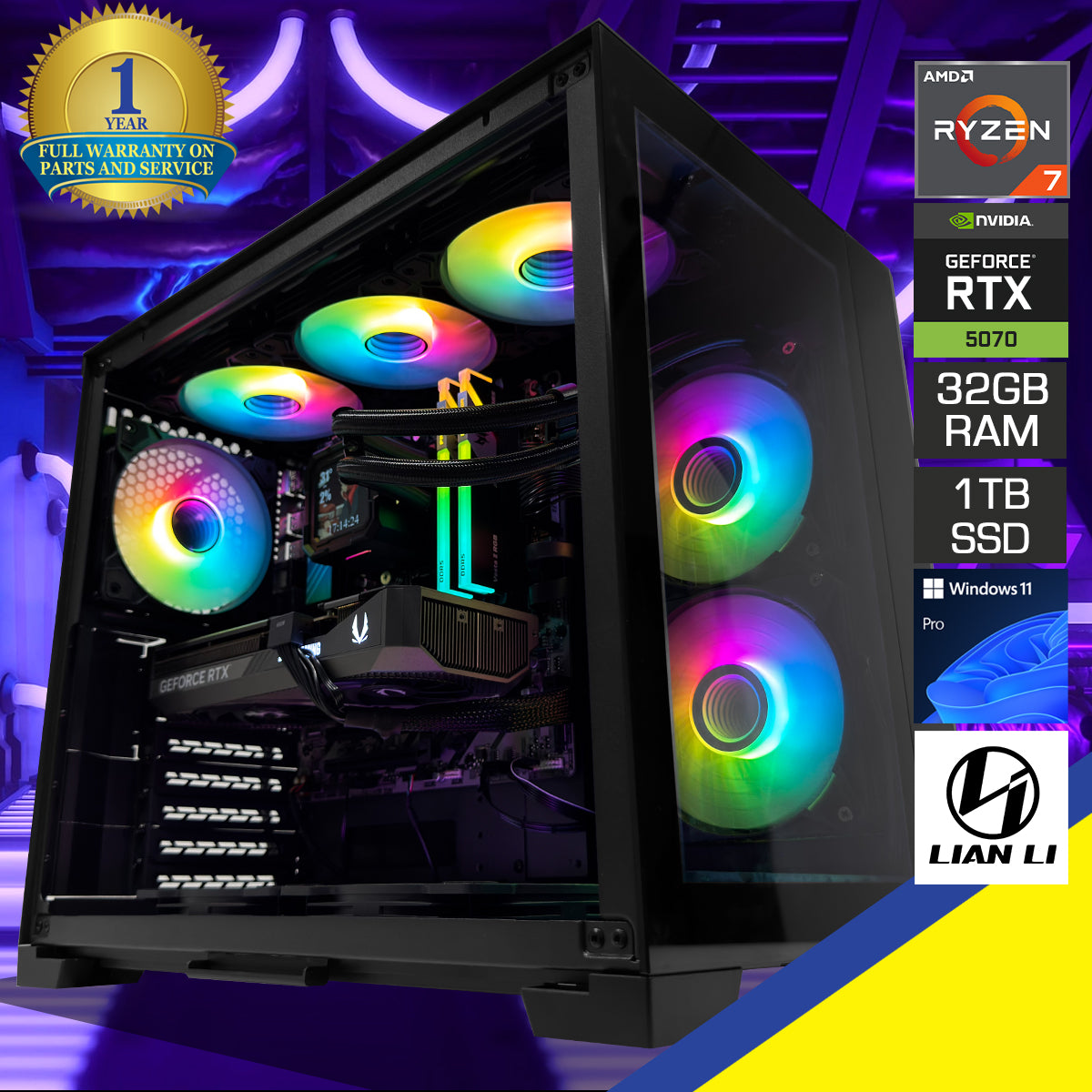 Optima Dynamic Mini Black Desktop Gaming PC