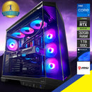 Optima MAG Pano 100R Black Desktop Gaming PC | Intel i7 14700F | 32GB RAM | 1TB SSD | with WiFi + Bluetooth | GeForce RTX 5070 OC | Windows 11 Pro