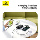 Baseus QPow 2 Digital Display Fast-Charging Power Bank with 2 Built-in Type-C Cable 20000mAh 30W
