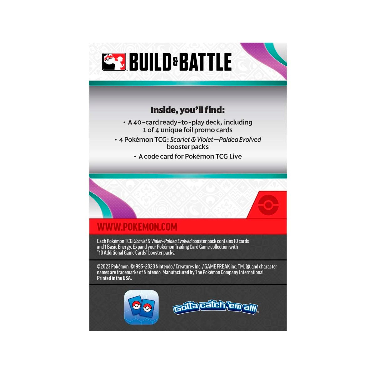 Pokemon Trading Card Game SV02 Scarlet & Violet Paldea Evolve Build & Battle Box (185-86371)