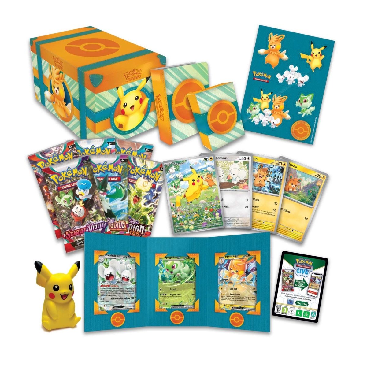 Pokemon Trading Card Game Paldea Adventure Chest (290-85608)