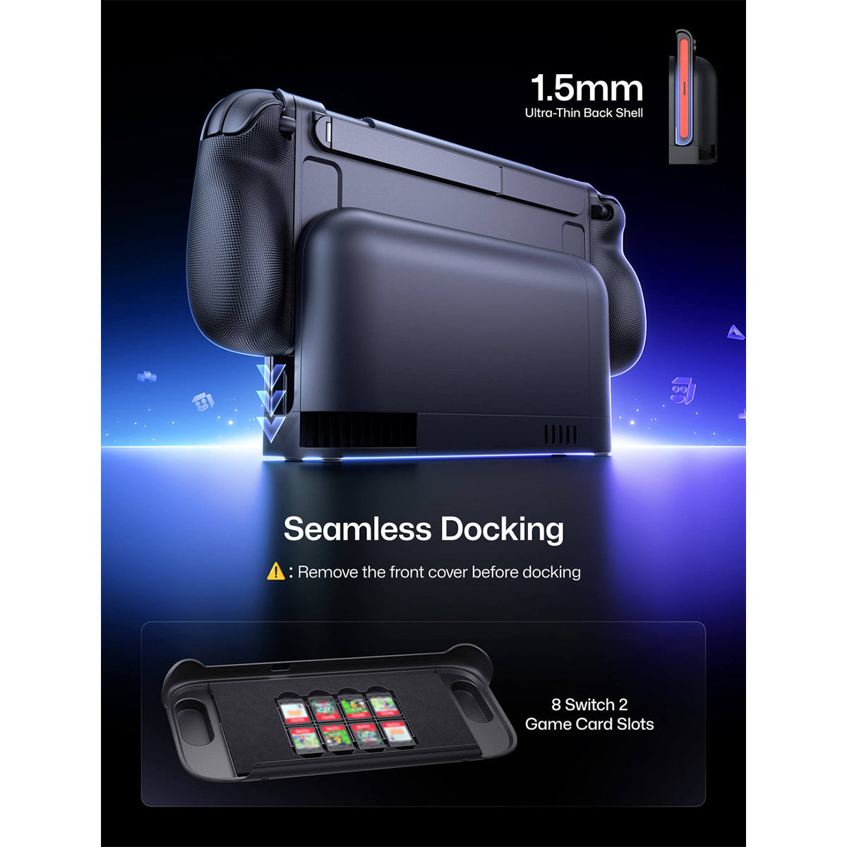 JSAUX GoJoy Case for Nintendo Switch 2 (Black) (PC0118A)