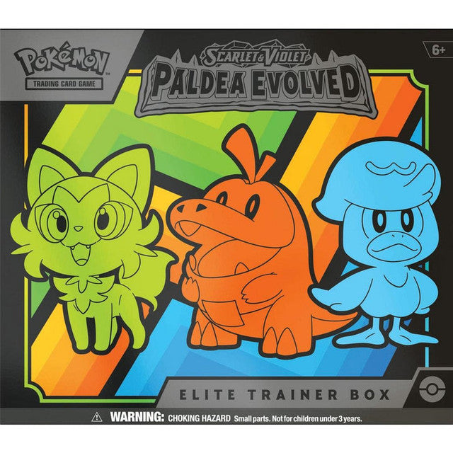 Pokemon Trading Card Game SV02 Scarlet & Violet Paldea Evolved Elite Trainer Box