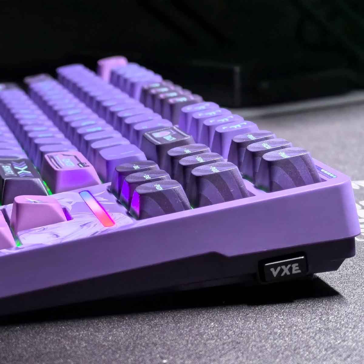 VXE V87 Pro Gasket RGB Mechanical Keyboard Anya Switch (Athena) | DataBlitz