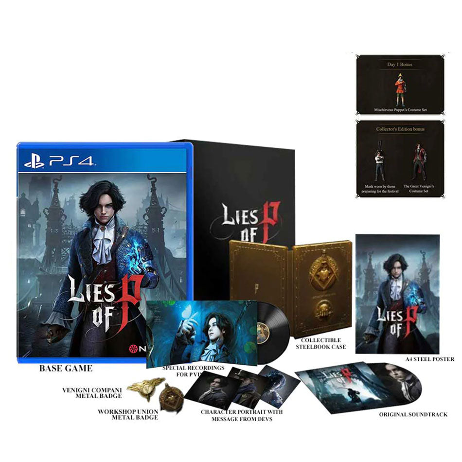 Lies of P Collector's Edition PS4 .co.jp Limited Benefits