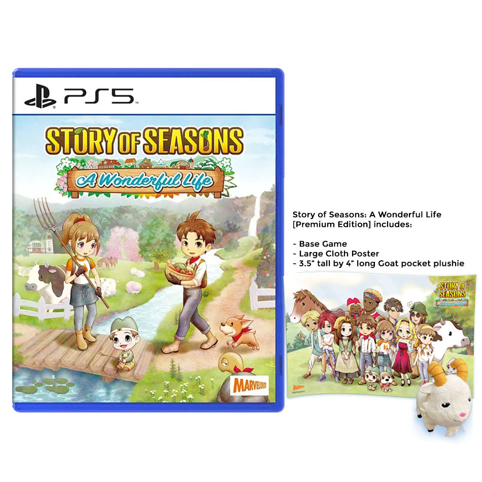 PS5 Story Of Seasons: A Wonderful Life Premium Edition (US)