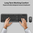 Promate Procombo-6 Dual Interface Full-Size Wireless Keyboard/ Mouse Combo