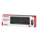 Promate Procombo-6 Dual Interface Full-Size Wireless Keyboard/ Mouse Combo