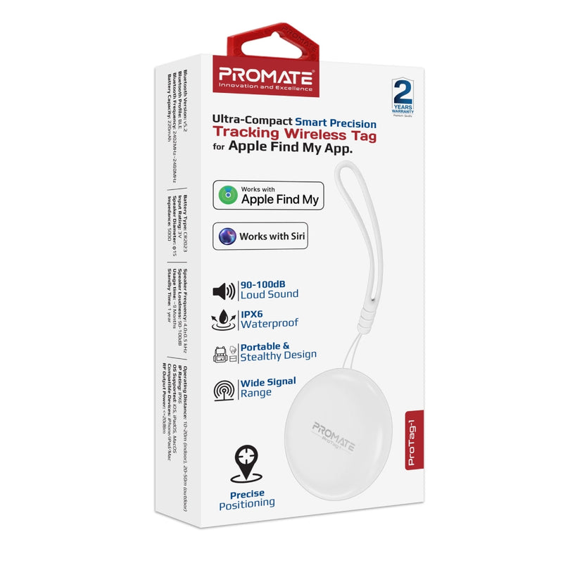 Promate ProTag-1 Ultra-Compact Smart Precision Tracking Wireless Tag