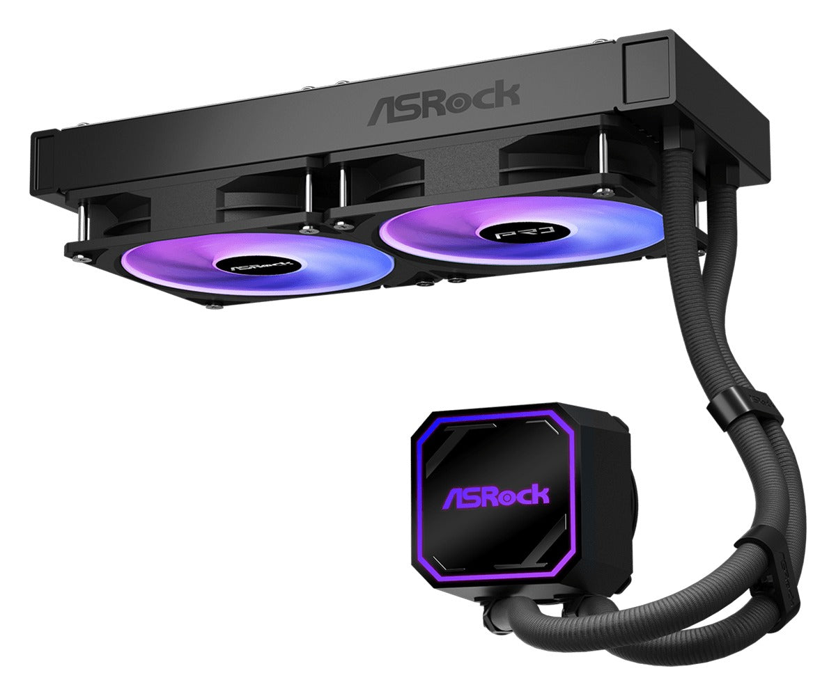 ASRock Pro 240 ARGB AIO Liquid Cooler (Black, White)