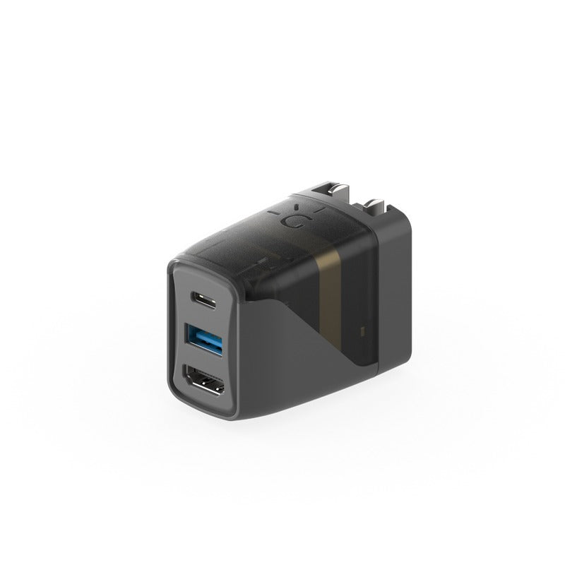 Genki Covert Dock 2 45W Portable Charger & Dock for Switch/ Steam Deck/ Mobile Phone/ MacOS/ Windows (Black, White)