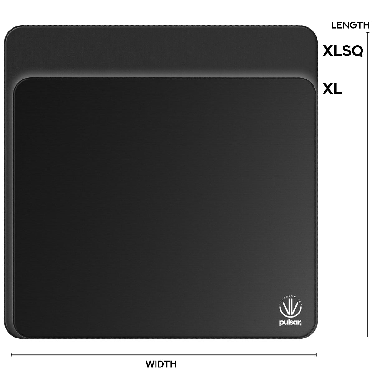 Pulsar Hyperion Pro Premium eSports Mousepad Medium Speed (Jet Black)