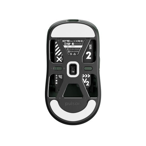 Pulsar X2V2 Ultralight Wireless Symmetrical Esports Mouse Founders Edition Size 2 (Green) (PX2224)