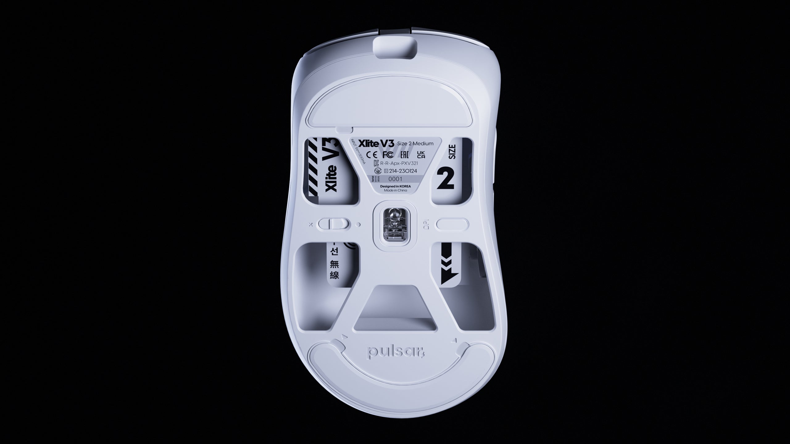 Pulsar Xlite V3 Wireless Gaming Mouse Size 2