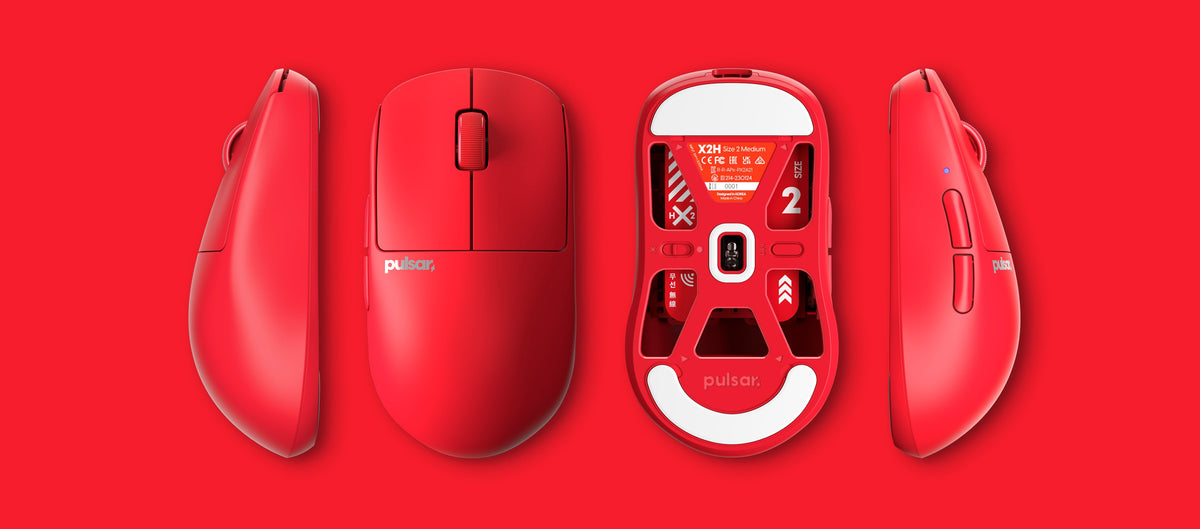 Pulsar X2H Ultralight Wireless Symmetrical eSports Mouse