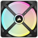 Corsair iCUE Link QX140 RGB 140mm PWM PC Fan Expansion Kit (Black) (Single Pack)