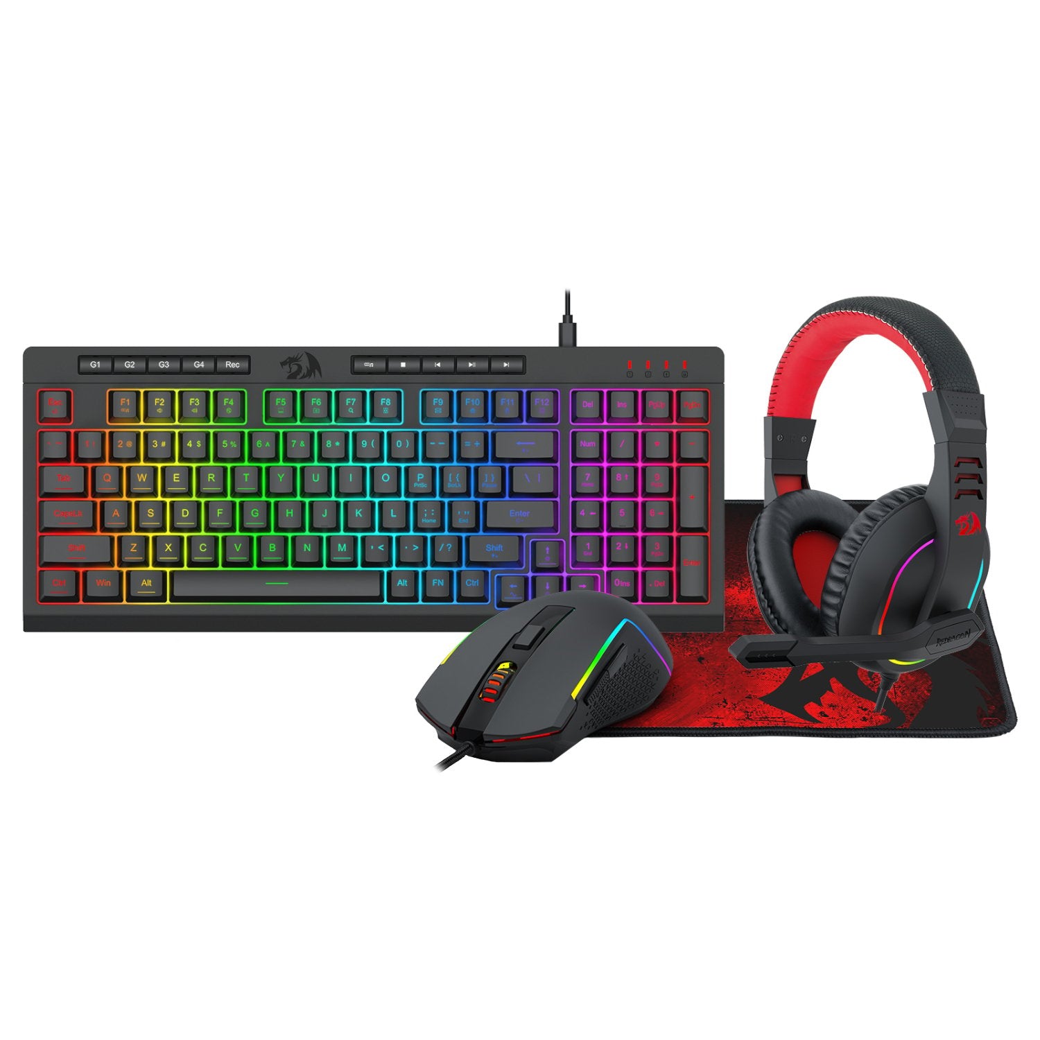 Redragon S148 4-in-1 Gamer Bundle | DataBlitz