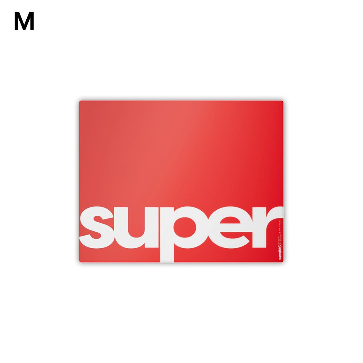 Pulsar Superglide 3 Premium Glass Mousepad (Red)