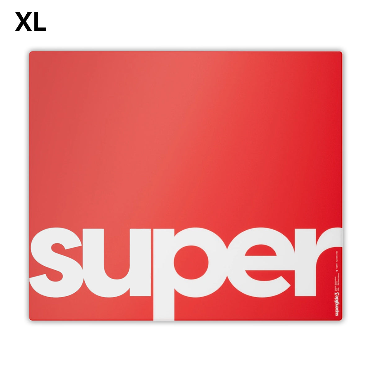 Pulsar Superglide 3 Premium Glass Mousepad (Red)