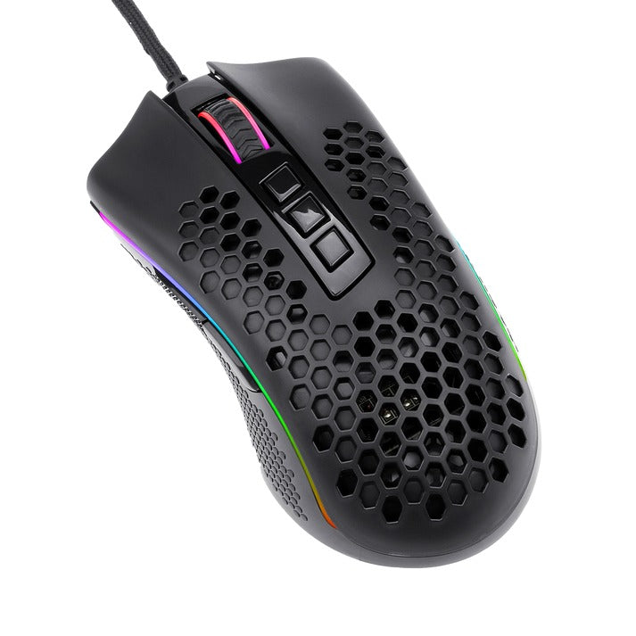 Redragon Storm Honeycomb RGB Gaming Mouse for Battlegrounds (M808-RGB)
