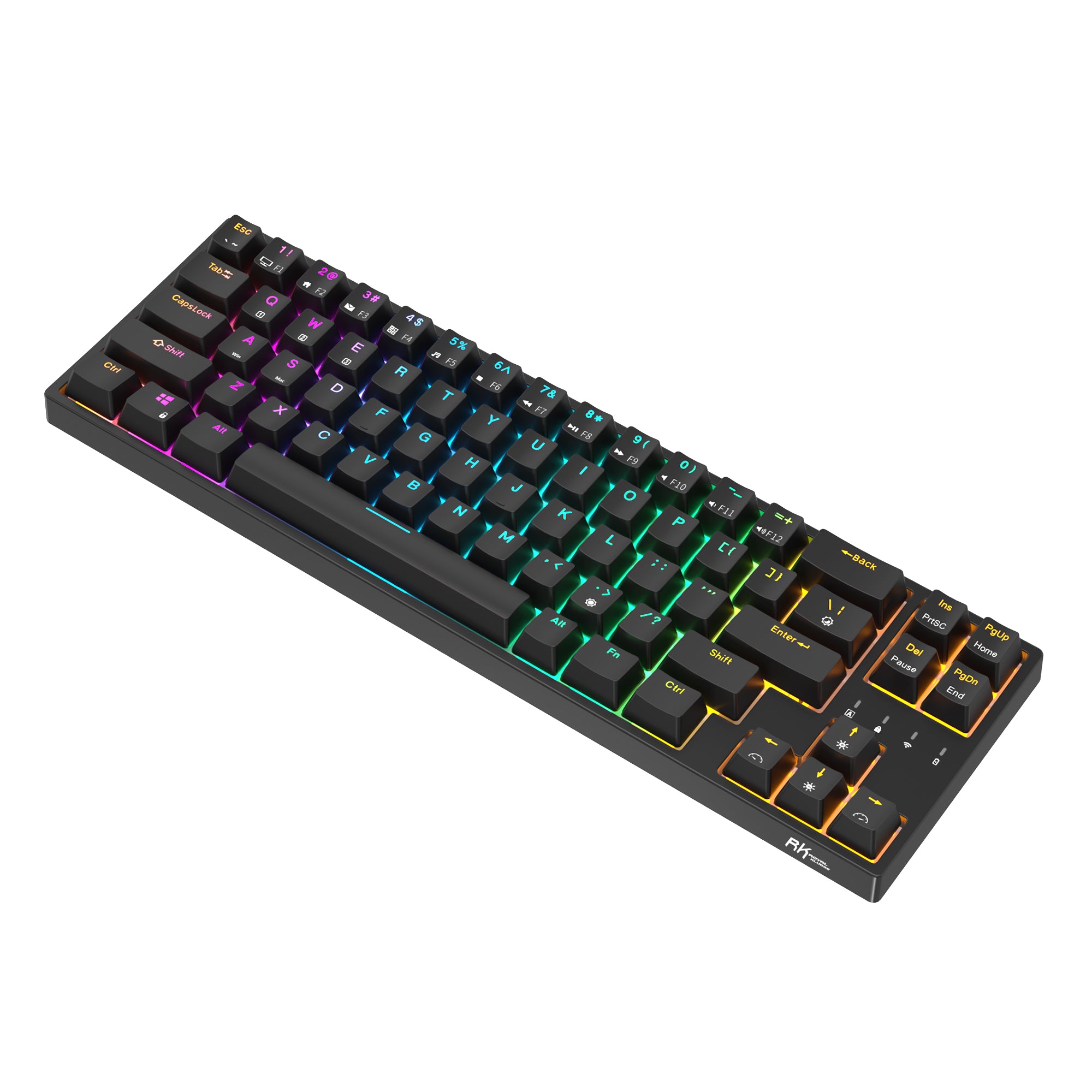 Royal Kludge RK68Plus Rk871 Tri-Mode RGB 68 Keys Hot Swappable Mechanical Keyboard