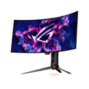 Asus ROG Swift OLED PG34WCDM 34" UWQHD (3440X1440) 240HZ 0.03MS GTG Ultra-Wide Curved Gaming Monitor | Asus AX1800 Dual Band Smart WiFi 6 Router (RT-AX53U) Bundle