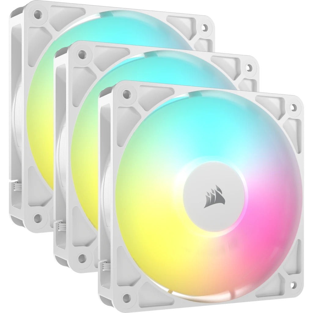 Corsair RS120 ARGB 120mm PWM Fan White (Triple Pack) (CO-9050185-WW)