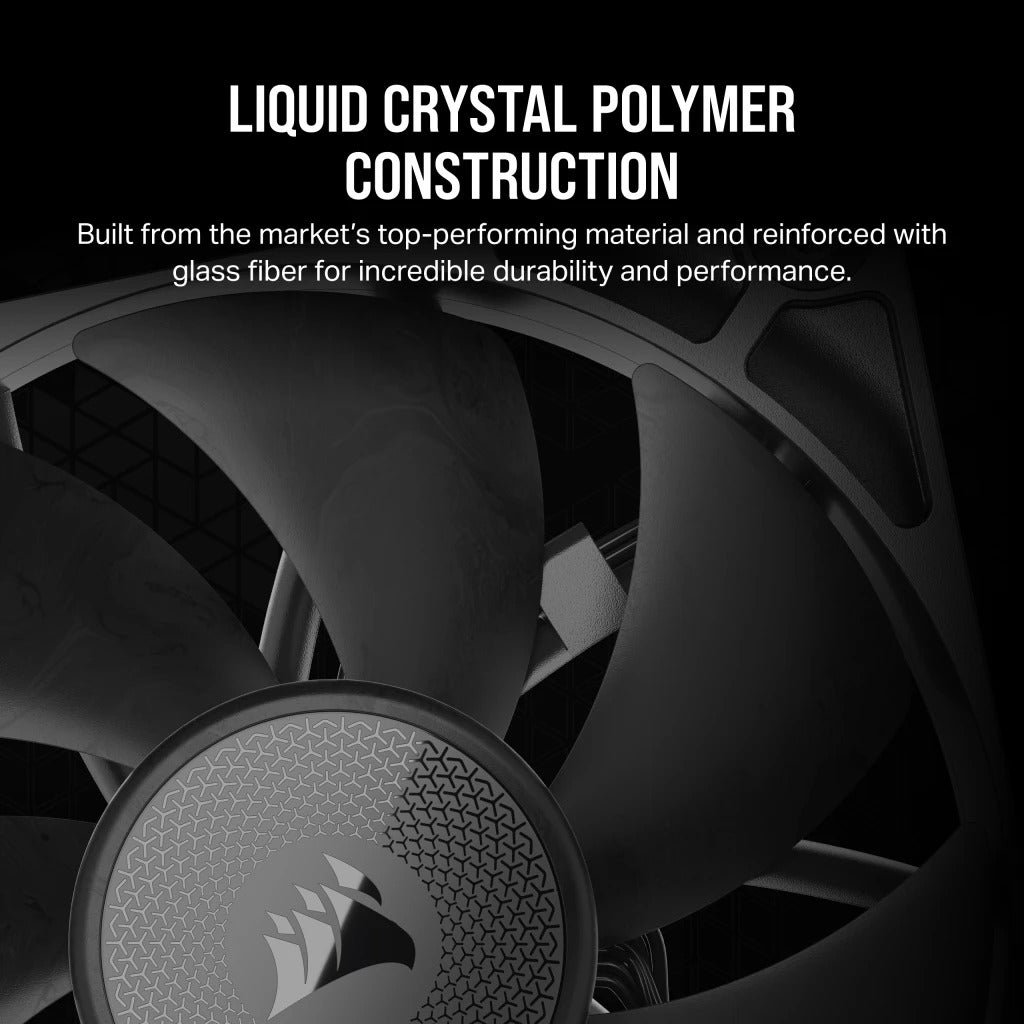 Corsair iCue Link RX120 120mm PWM Fan Triple Starter Kit (Black)
