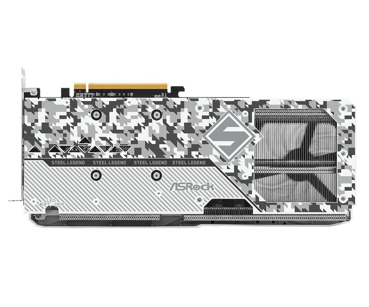ASRock AMD Radeon RX 7600 XT Steel Legend 16GB OC Graphics Card + Asrock B550 Steel Legend Motherboard + Asrock Arky Doll with Steel Legend Messenger Bag Bundle