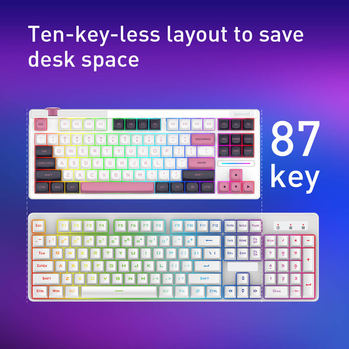 Redragon OTIIM Wired 87 Keys Gasket Mechanical Keyboard