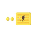 Dobe Game Card Storage + JoyCon Silicon Thumb Grips for Switch/ Switch OLED (Yellow) (HNS-005)