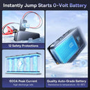 Baseus Super Energy Series 4-in-1 Car Jump Starter 600A, Tire Inflator & Pressure Meter, Power Bank, Multi-Function LED Light (Cluster Black) (C00245902111-00)