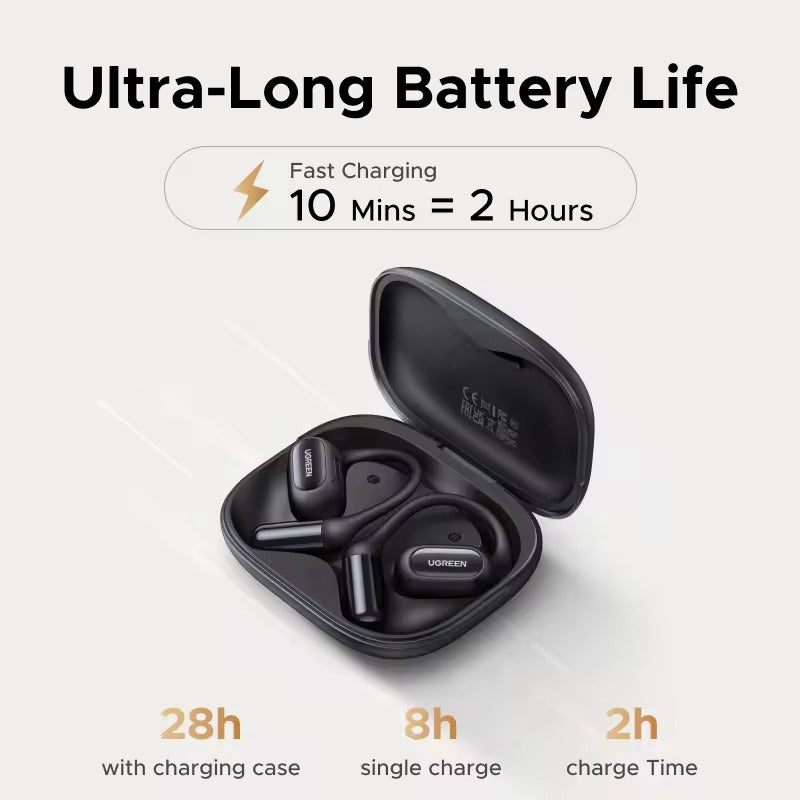 Ugreen FitBuds True Wireless Earbuds (Black, White)
