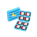 Dobe Game Card Storage + JoyCon Silicon Thumb Grips for Switch/ Switch OLED (Blue) (HNS-005)