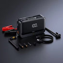 Baseus Super Energy Series 4-in-1 Car Jump Starter 600A, Tire Inflator & Pressure Meter, Power Bank, Multi-Function LED Light (Cluster Black) (C00245902111-00)