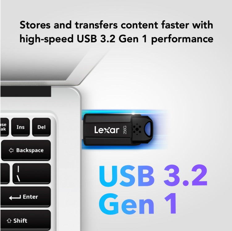 Lexar JumpDrive S80 USB 3.1 Type-A 150MB/s Read Flash Drive (64GB, 128GB, 256GB)