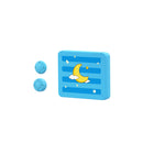 Dobe Game Card Storage + JoyCon Silicon Thumb Grips for Switch/ Switch OLED (Blue) (HNS-005)