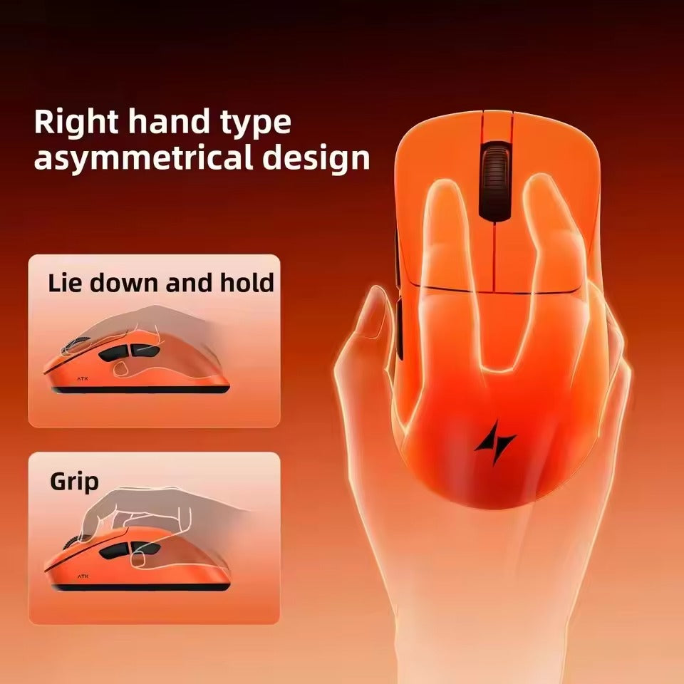 ATK Blazing Sky Z1 Ultimate 2.0 Ultra-Lightweight Wireless Mouse (Orange)