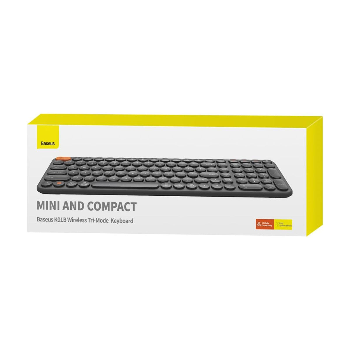 Baseus K01B Wireless Tri-Mode Keyboard (Frosted Grey) (B00955504833-00)
