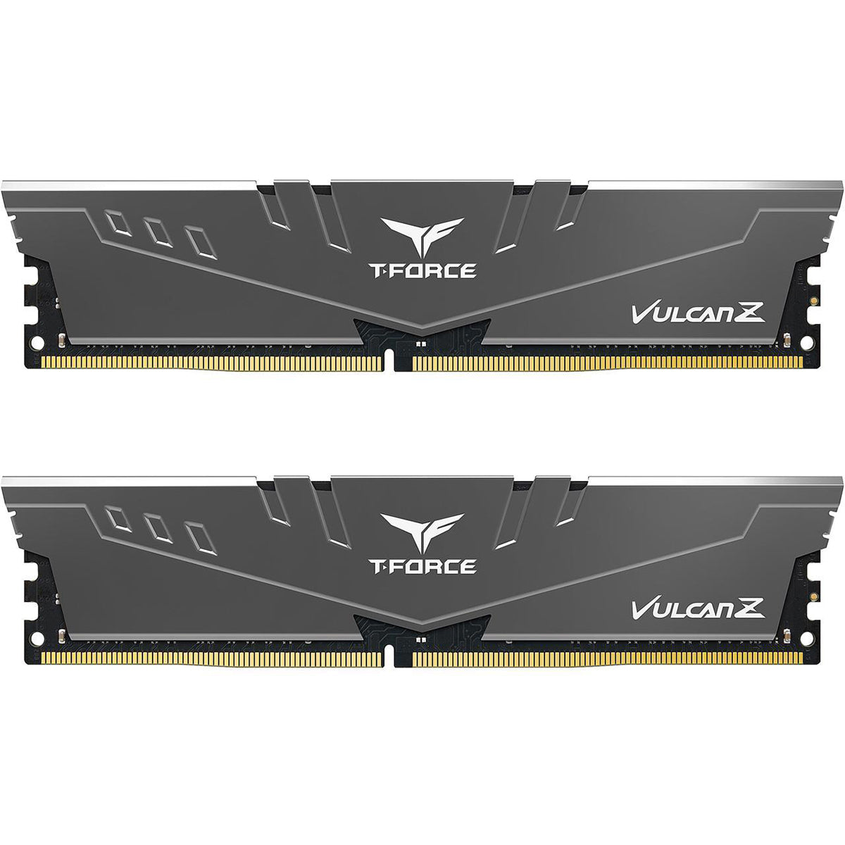 Teamgroup T-Force Vulcan Z 32GB (2X16GB) DDR4 3600MHZ CL18-22-22-42 1.35V Desktop Memory (Grey) (TLZGD432G3600HC18JDC01)