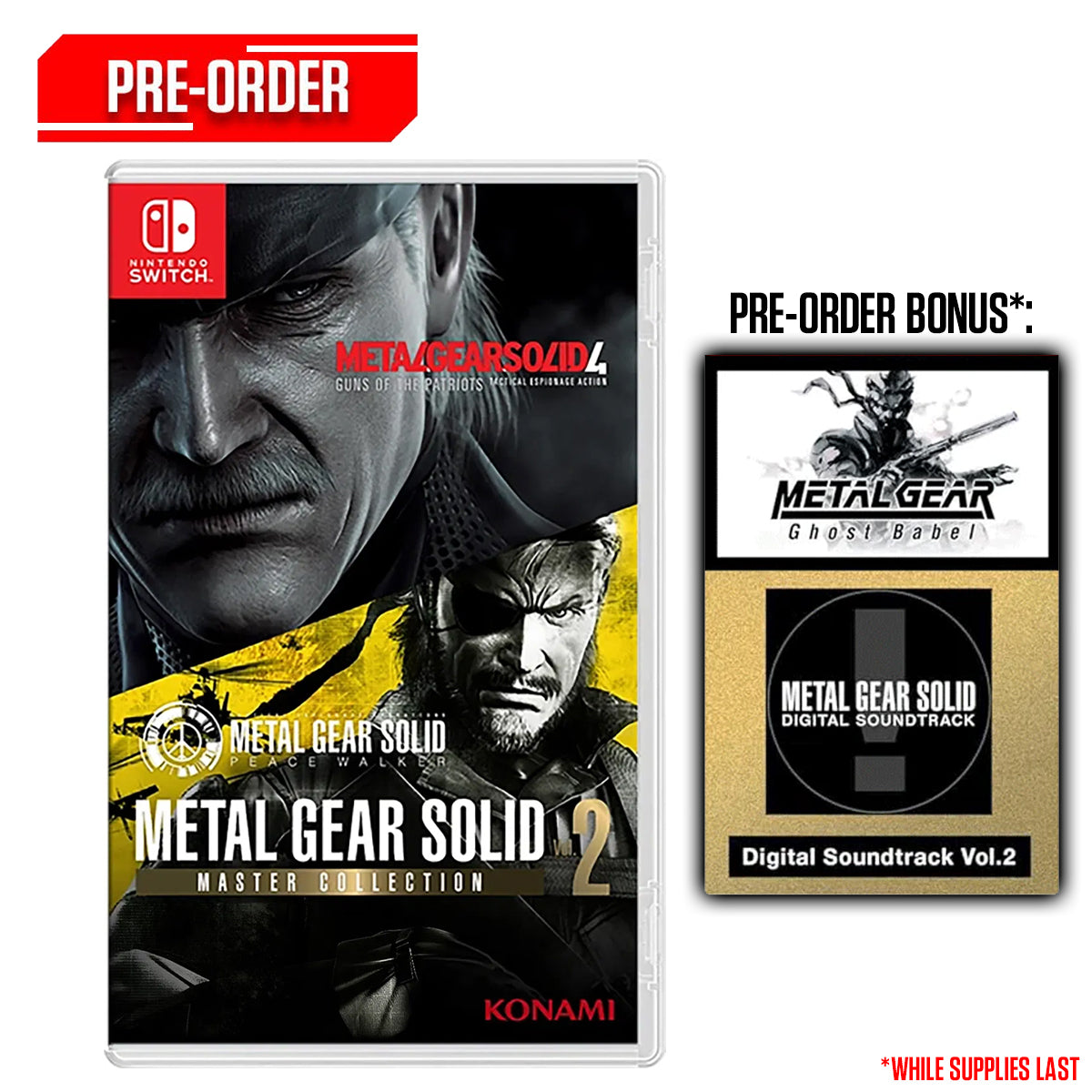 Nintendo Switch Metal Gear Solid: Master Collection Vol. 2 Pre-Order Downpayment