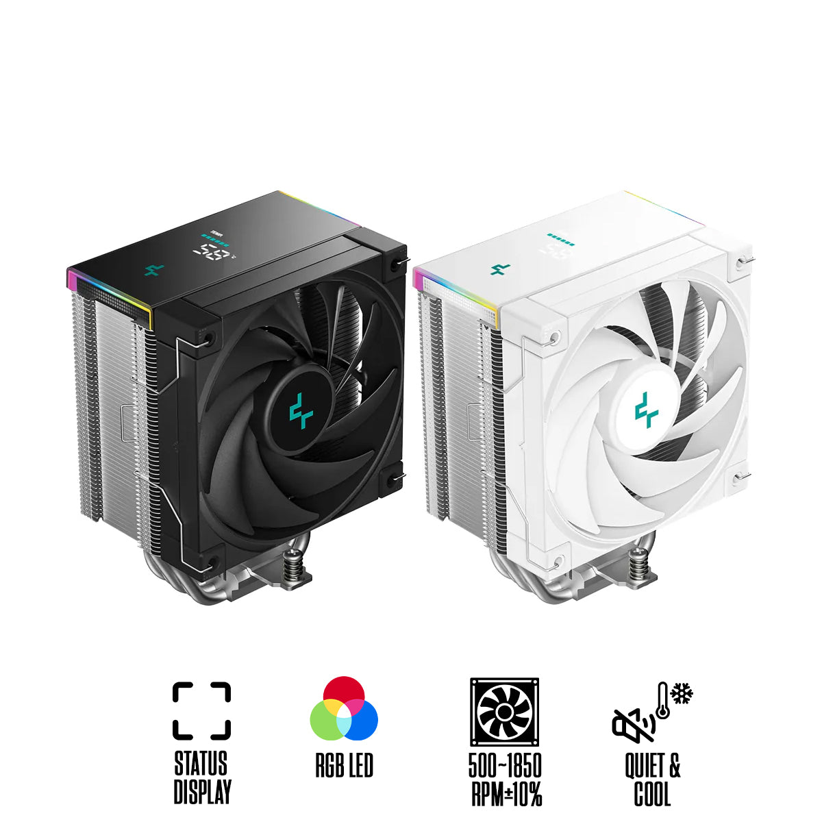 DeepCool AK500S Digital SE CPU Cooler with a Status Display | DataBlitz