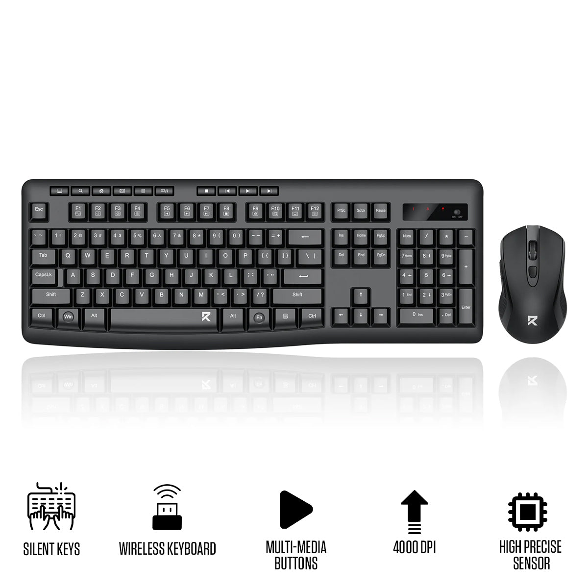 Redragon BS-7367-A 2.4G Wireless Mouse & Keyboard Combo
