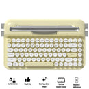 Ajazz AF84 Dual-Mode 84-Keys Membrane Keyboard (White/Yellow)