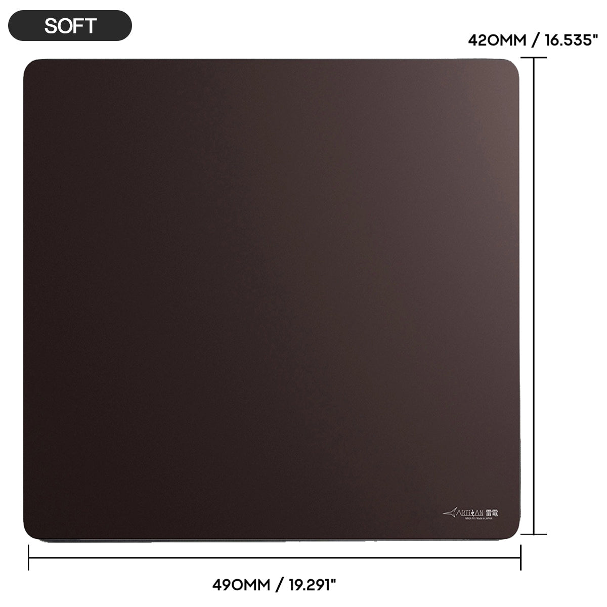 Artisan Ninja FX Raiden Gaming Mousepad - Coffee Brown