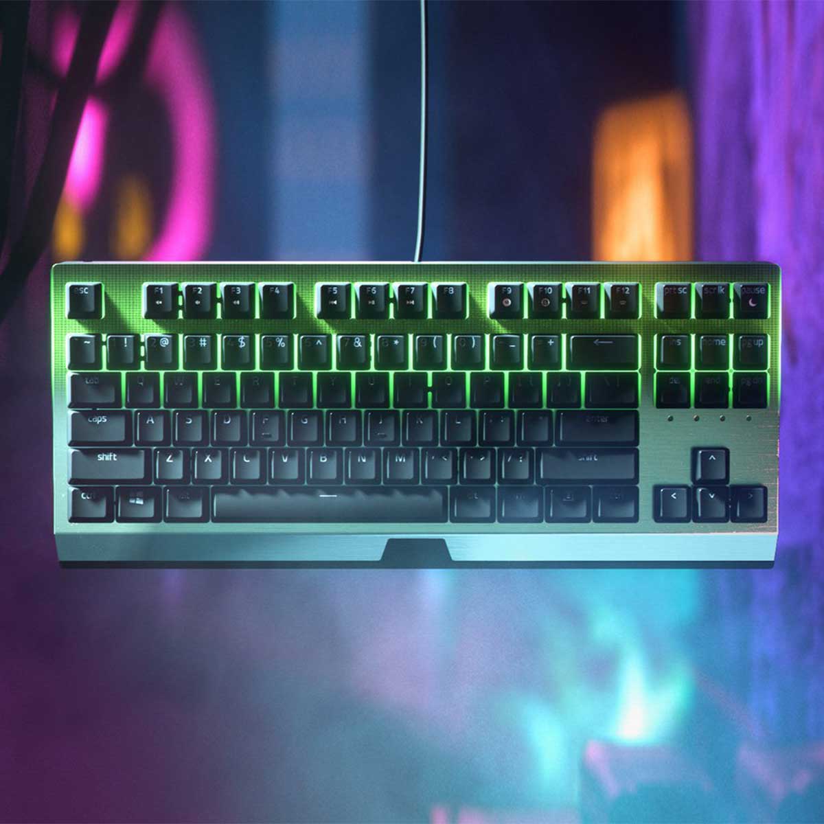 Razer Blackwidow Chroma V3 Tenkeyless Mechanical Gaming Keyboard (Yellow Switch)