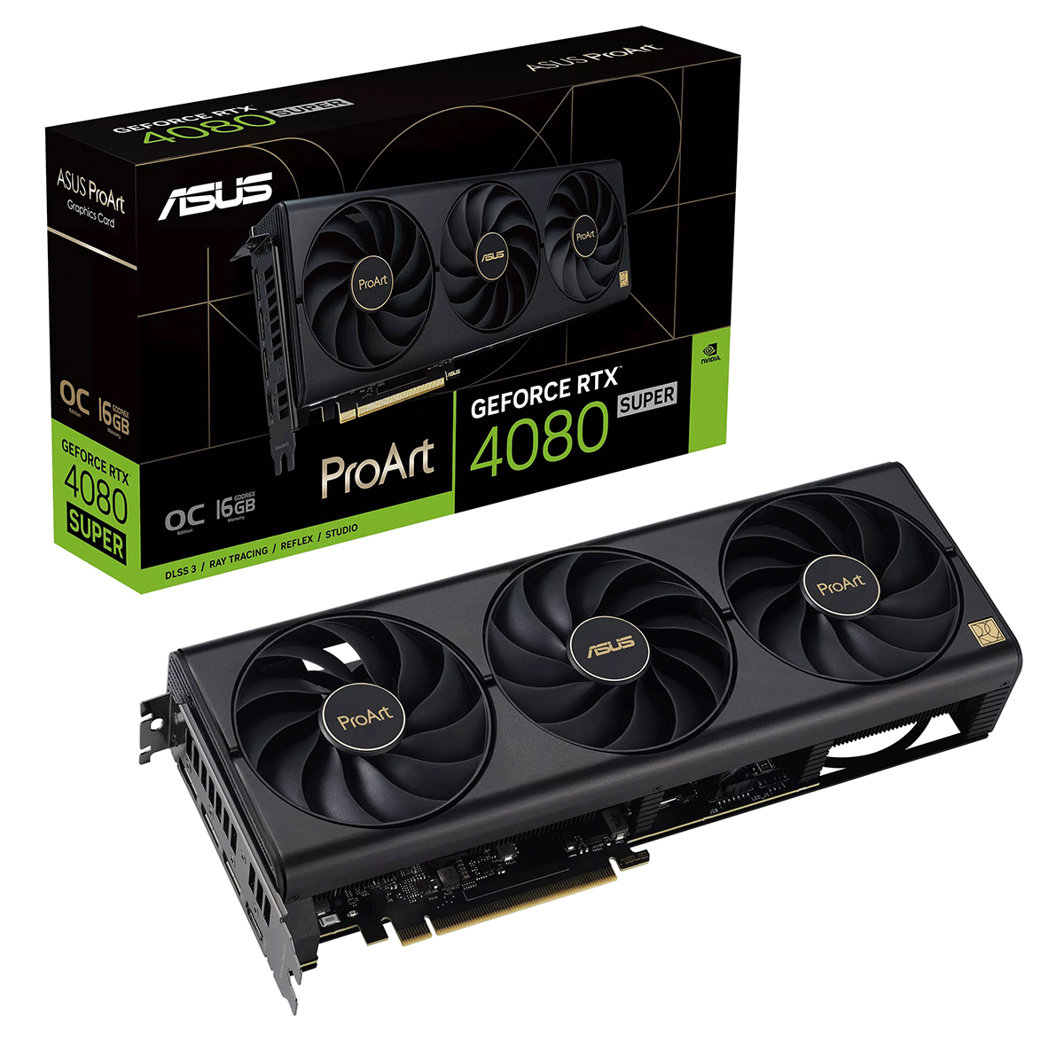 Asus Proart Geforce RTX 4080 Super OC 16GB GDDR6X Graphics Card