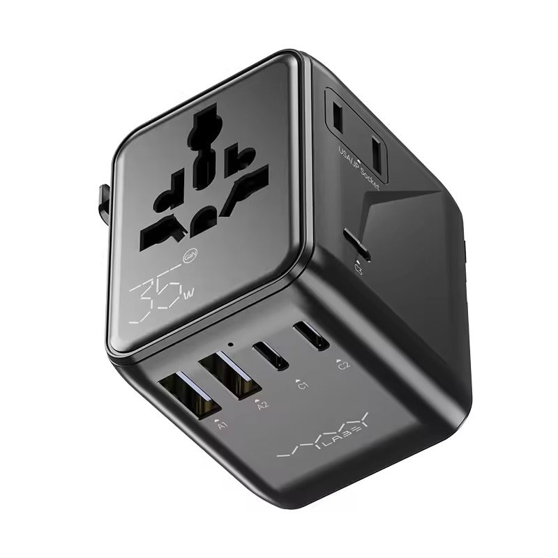 Vyvylabs Explorer Series GaN 5 Ports+AC Fast Charger Travel Adapter
