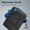 Promate Satchel-HB Sleekcomfort 13" Tablet Handbag Water Resistant with Multiple Compartments (Black)